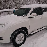Моя первая  бензинка в плане Прадо !